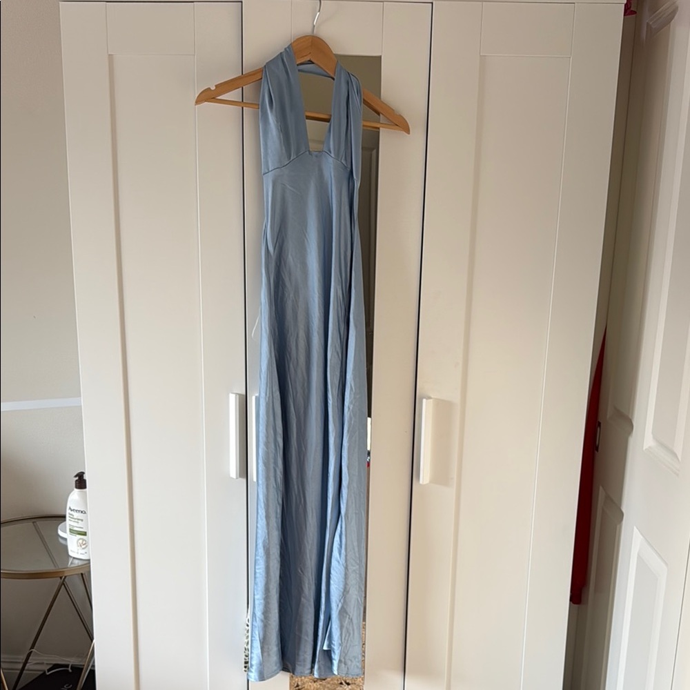 Elegant Blue Maxi Dress